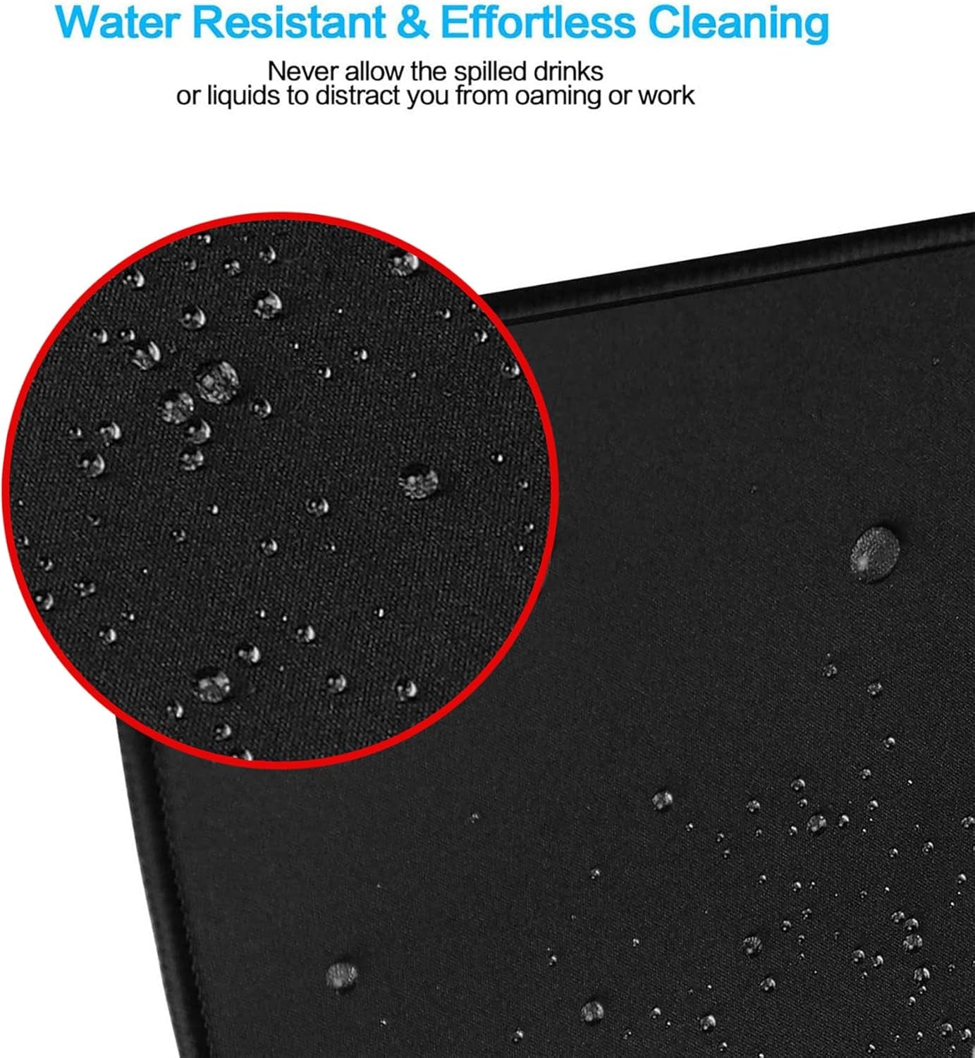 Extended Large Gaming Mouse Pad - Fly Dragon Design - Professional Office Computer Mat (A-Blue)